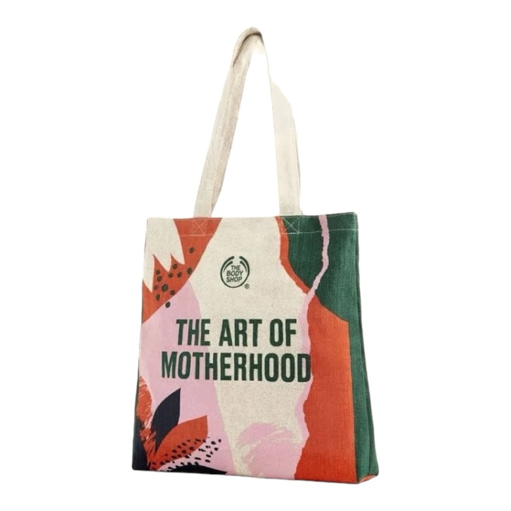 The Body Shop The Art of Motherhood Bag Canvas Tote Eco Friendly